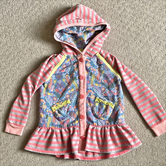 MATILDA JANE Cuddle Me sweatshirt jacket, Sz 4. - Picture 2 of 9